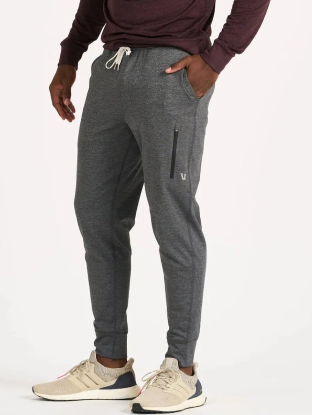 Vuori Heathered Gray Sunday Performance Joggers